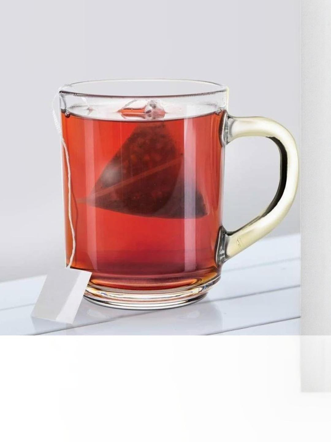 Somil Clear Glass Coffee & Tea Cup / Mug (180 Ml), Enjoy Your Drink in Style7 X 10 X 8.5Cm