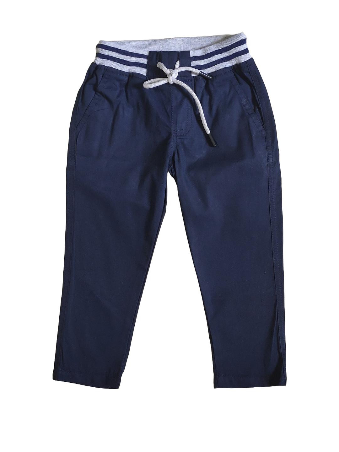 ALBEPOSE Boys Printed Navy Cargo Pants