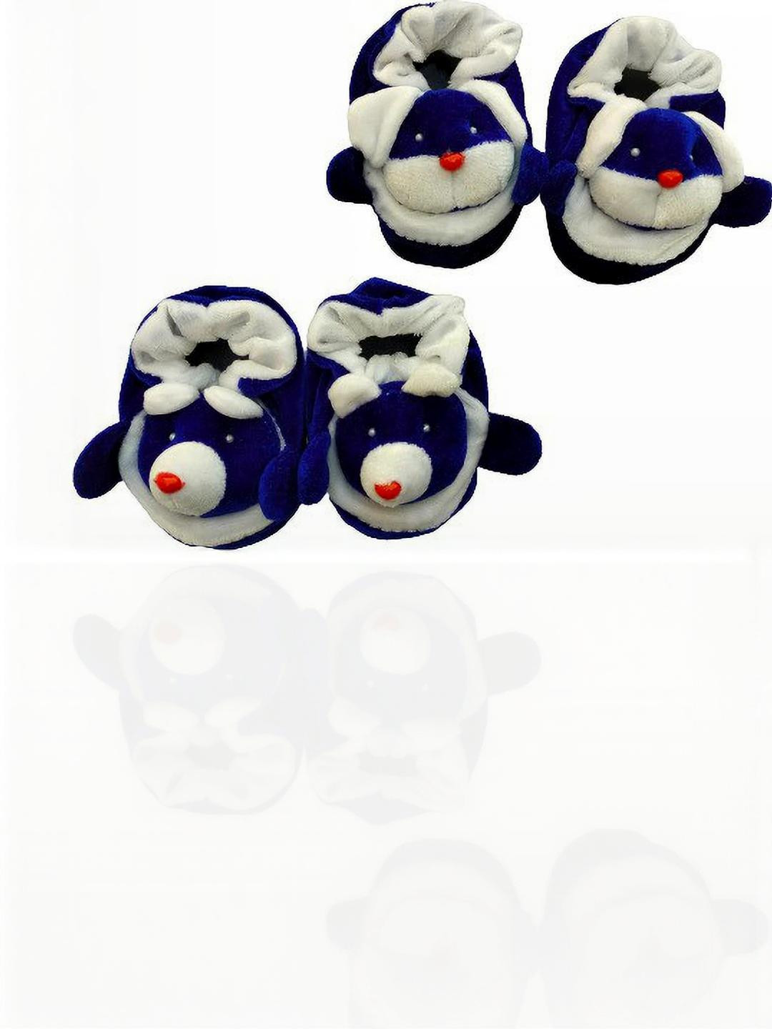 LMN CHILD CARE 2 Pair Unisex Kids Cotton Booties