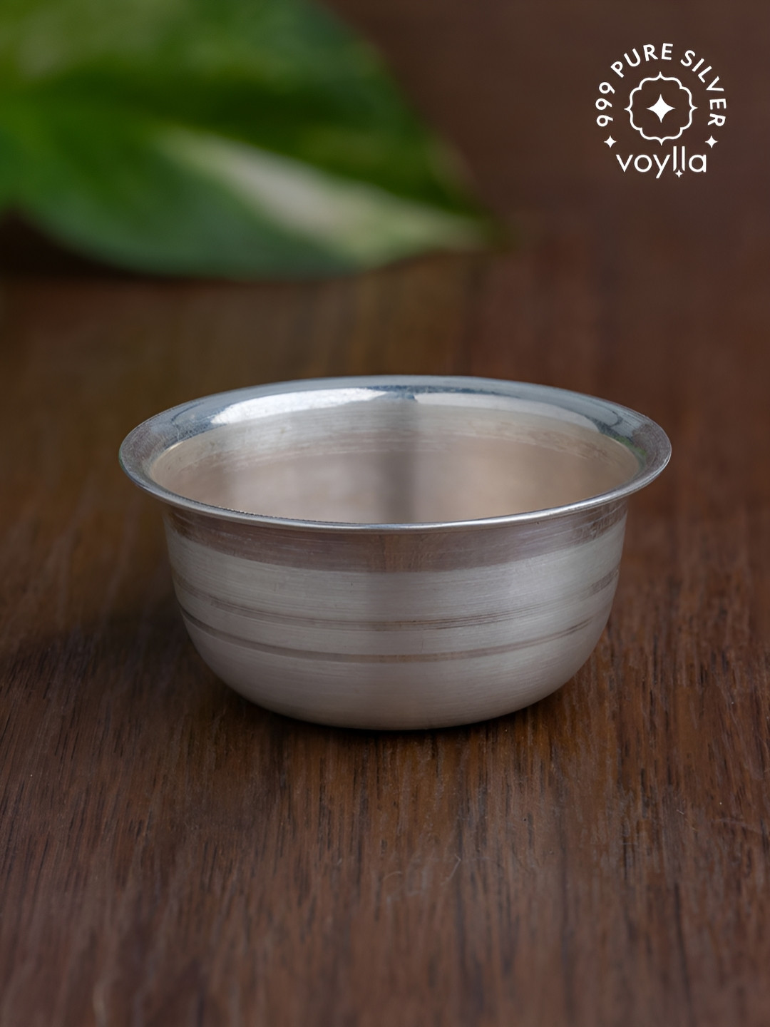 Studio Voylla Deity 925 Pure Silver Easy To Clean Matte Silver Bowl