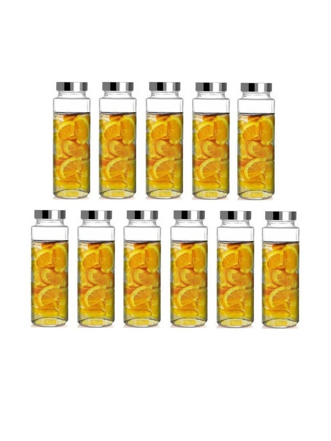 SOMIL Set Of 11 Glass Water Bottle