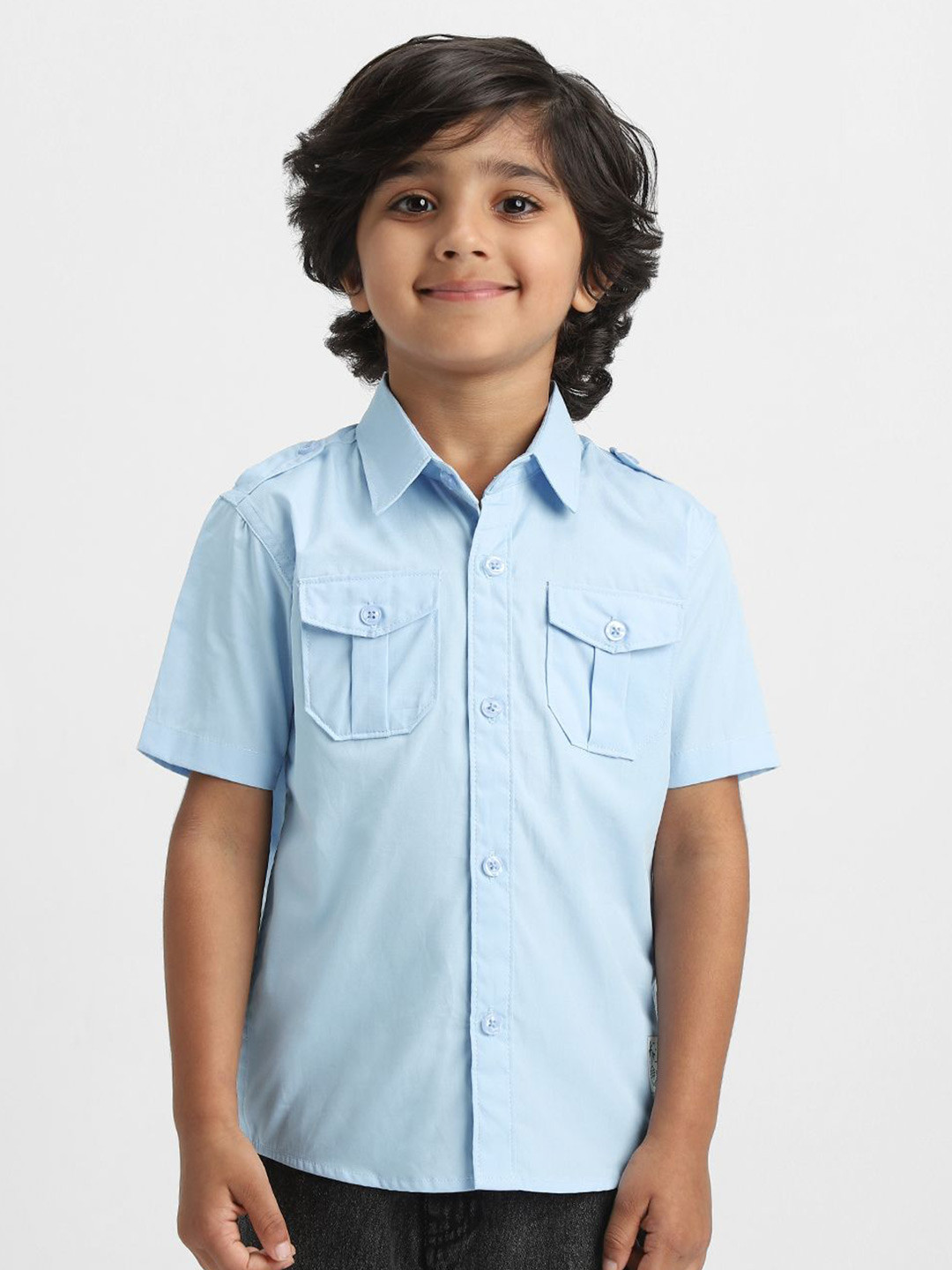 Nauti Nati Boys Short Sleeves Cotton Shirt