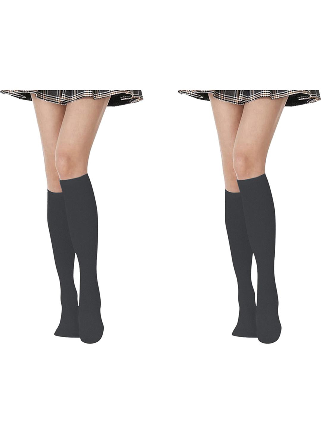 MUKHAKSH Women Charcoal Socks