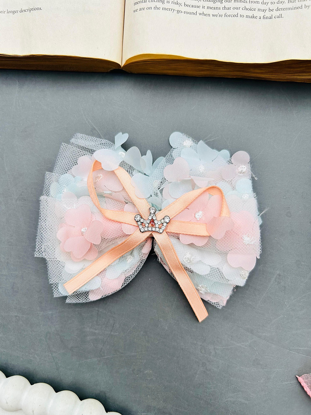 Radhya Accessories Women Princess Bloom Hair Bow Clip