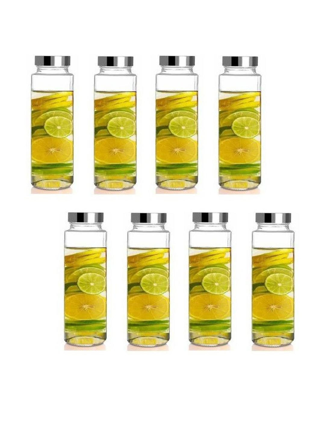 SOMIL Set Of 8 Glass Water Bottle