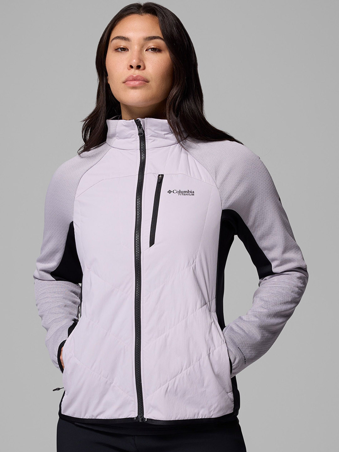 Columbia Hybrid Color-Blocked Sporty Jacket
