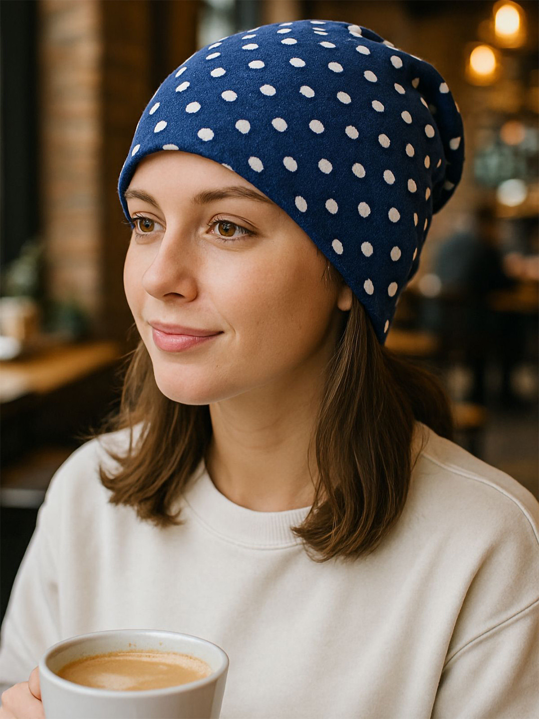 YOUSTYLO Unisex Colourblocked Beanie