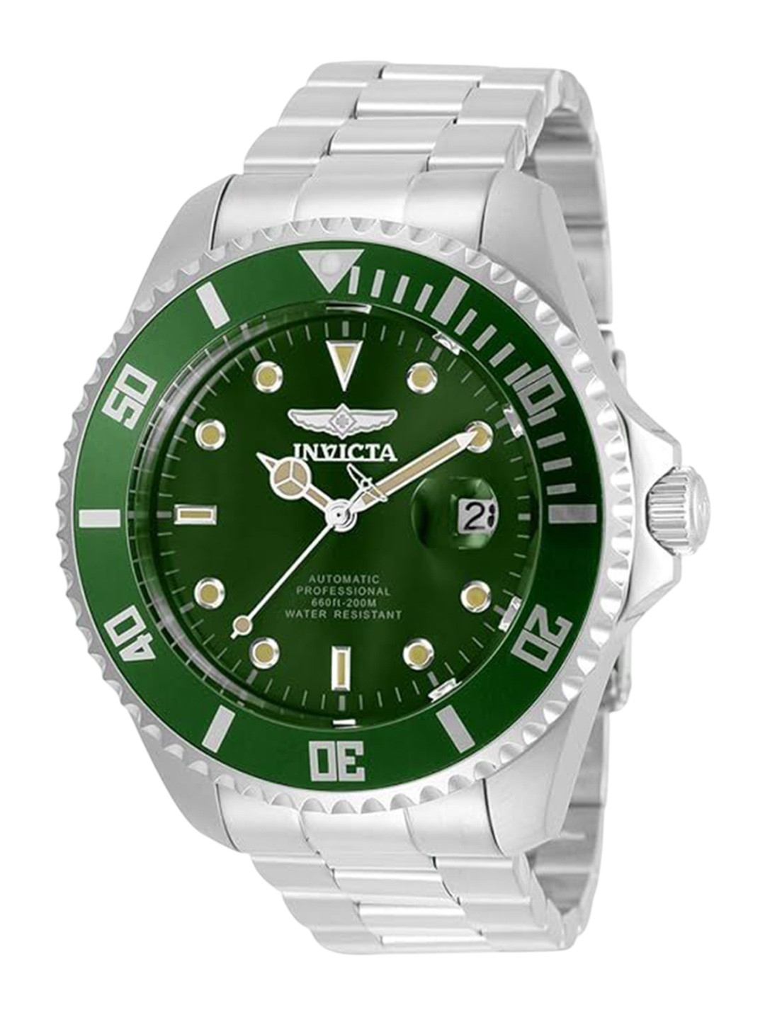 Invicta Pro Diver Men Dial & Stainless Steel Straps Analogue Automatic Watch 35719