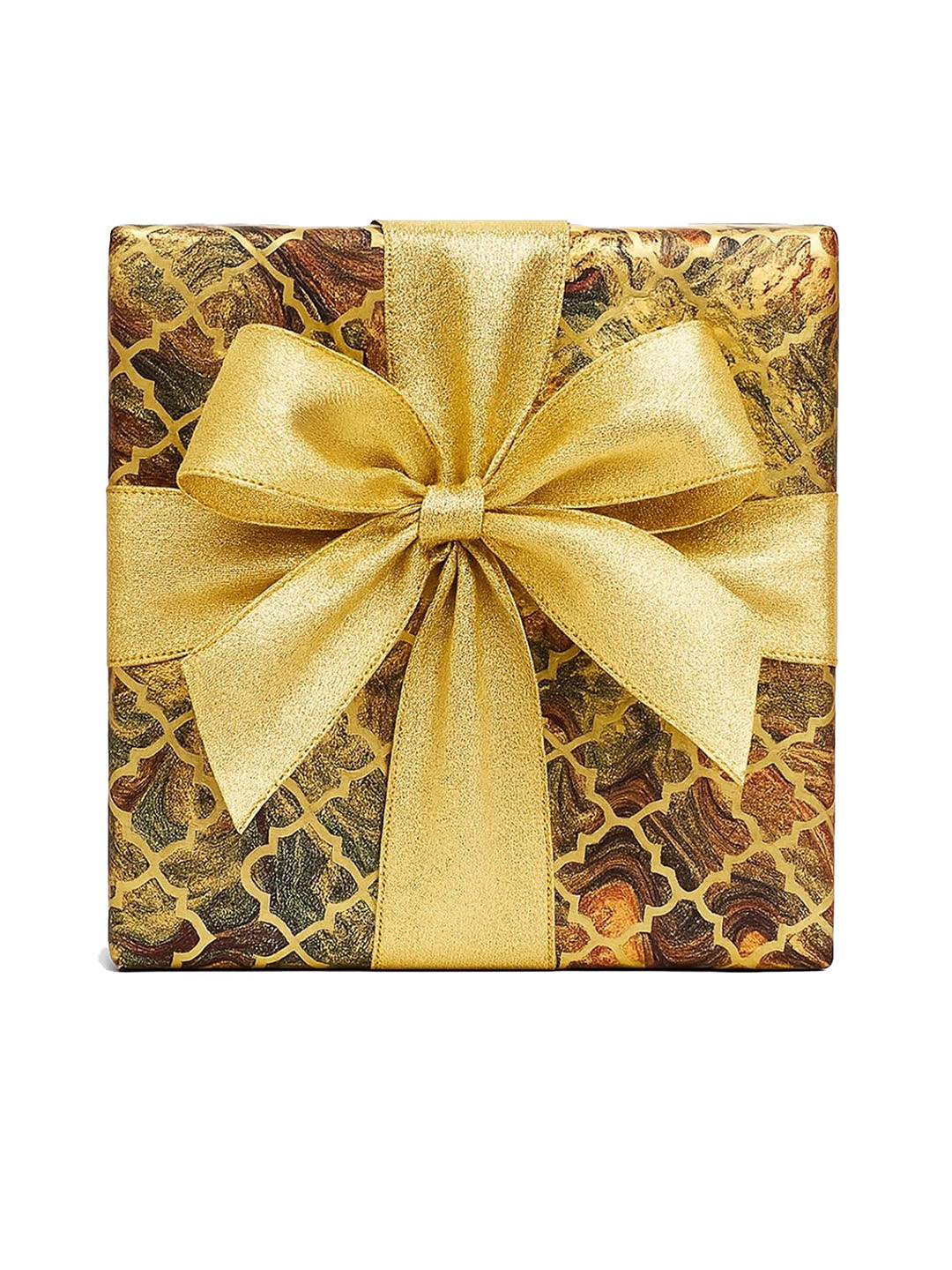 La Trove Set Of 10 Self Design Luxury Sand Design Gift Wrapping Paper
