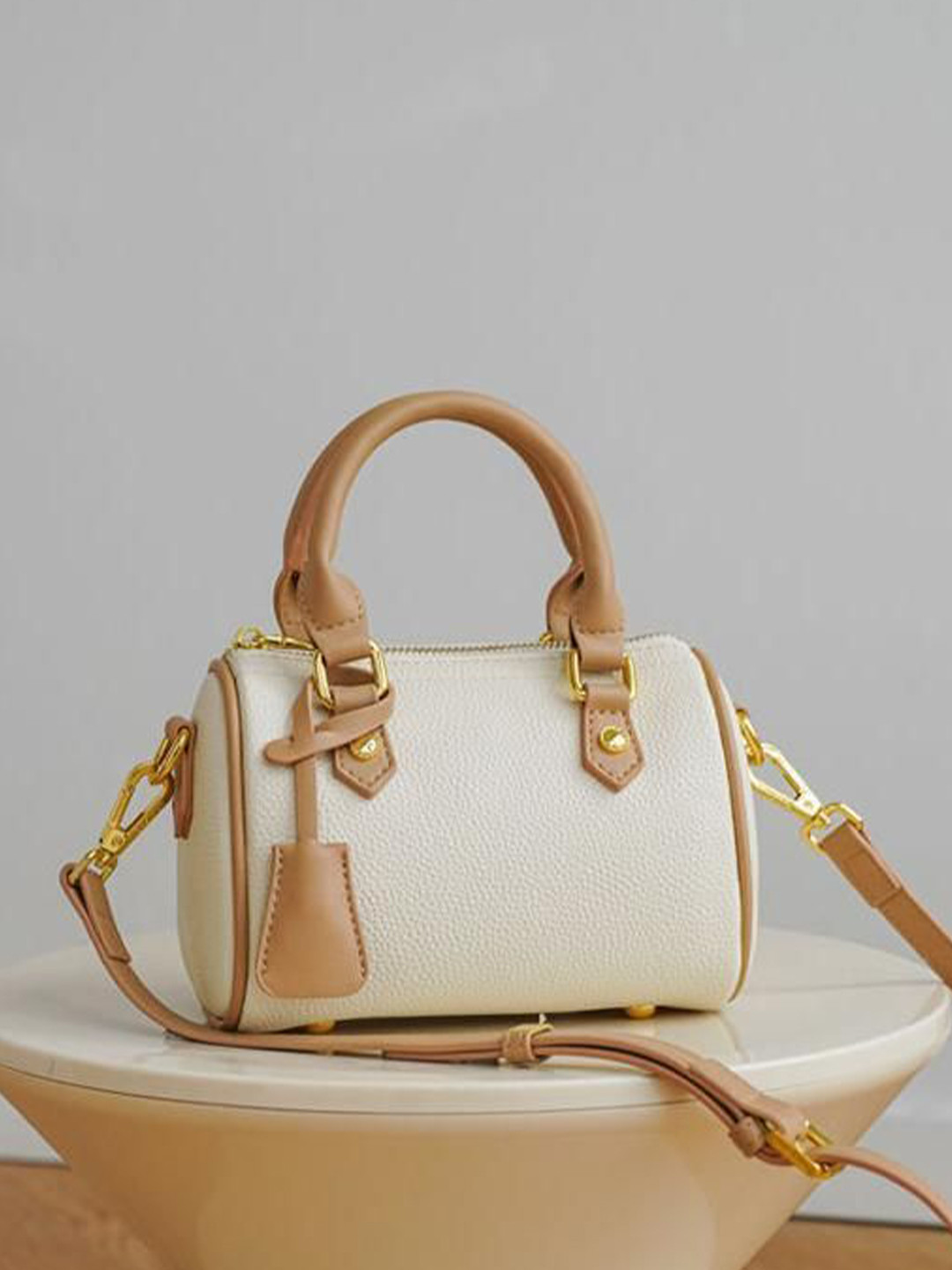 CORSICA Solid Small Structured Handheld Bag