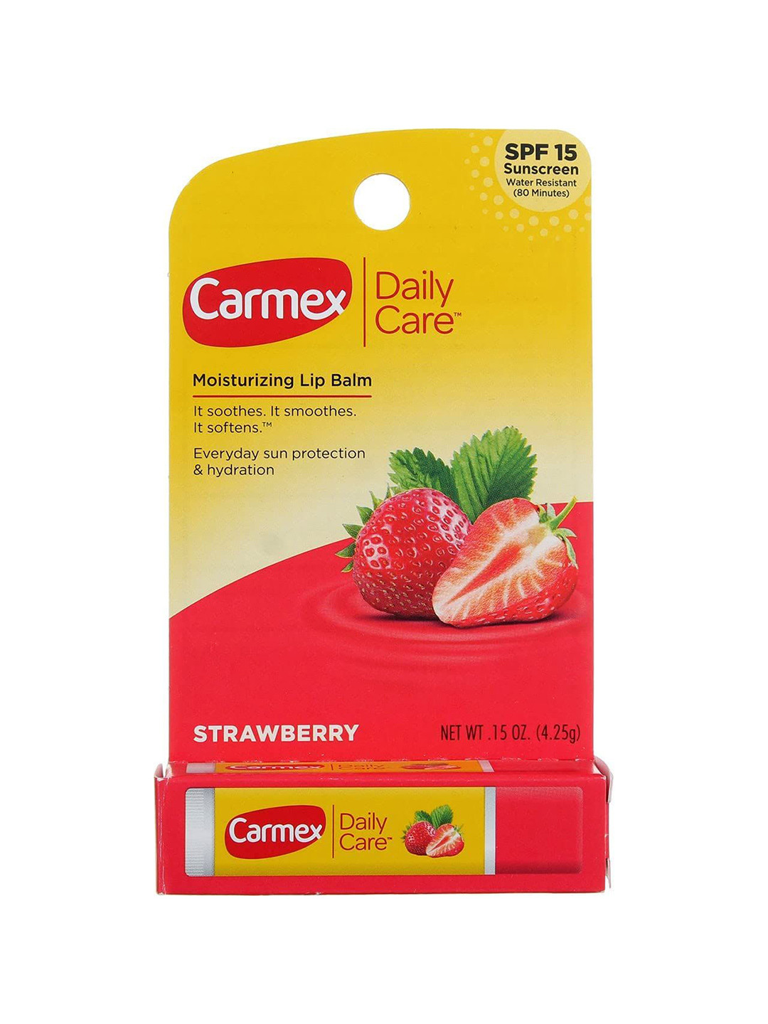 CARMEX Daily Care Strawberry Lip Balm - 4.25 g
