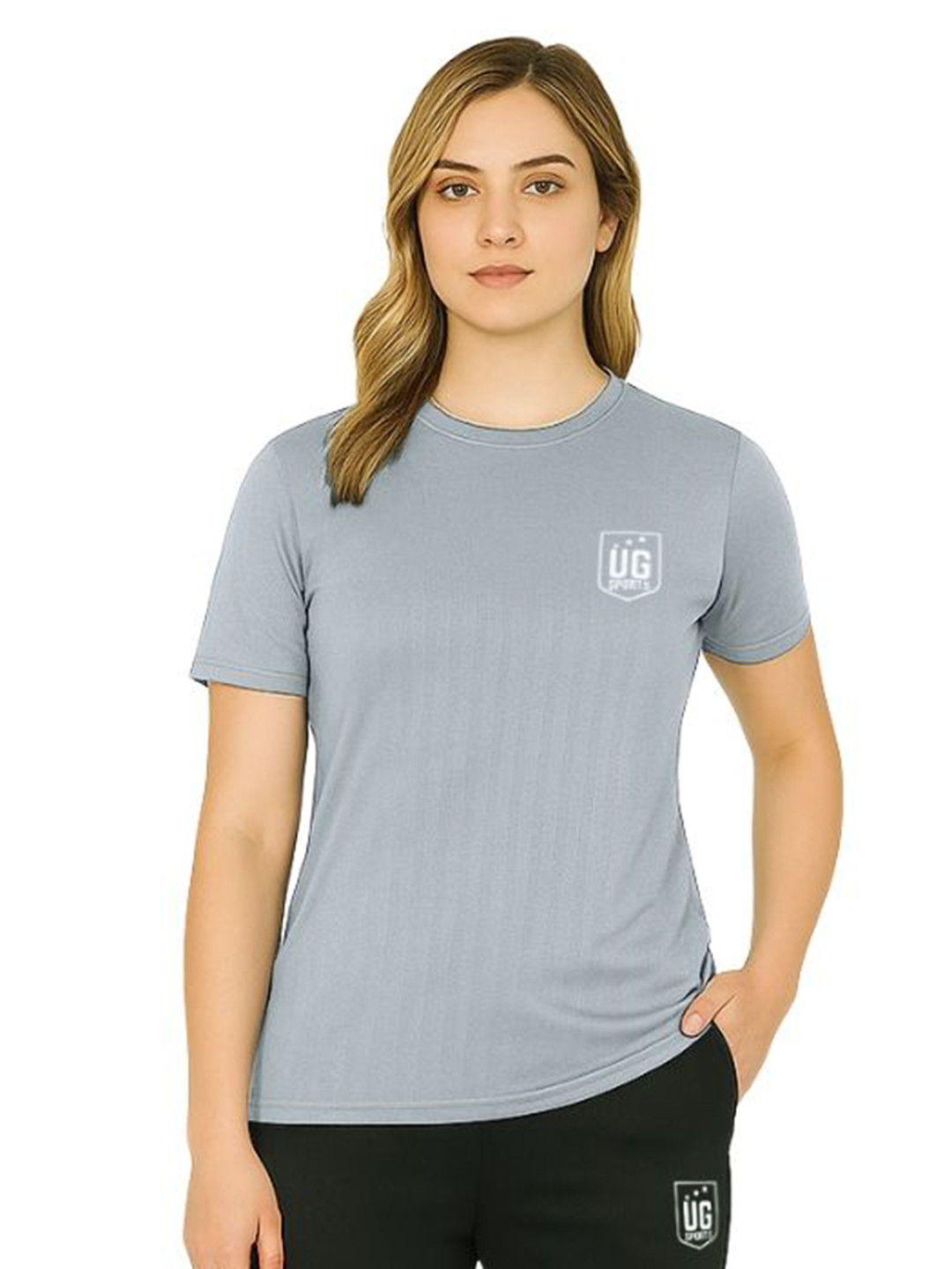 UG SPORTS Dri- Fit Round Neck Sports T- Shirt