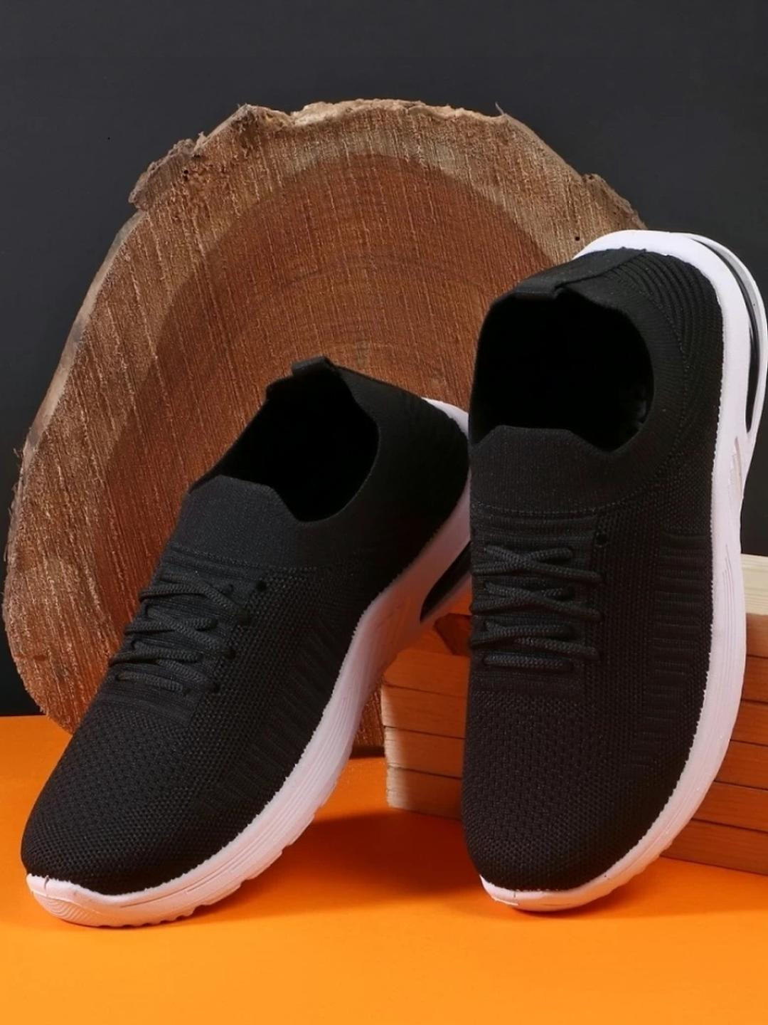 WARESH Women Black Casual Shoes