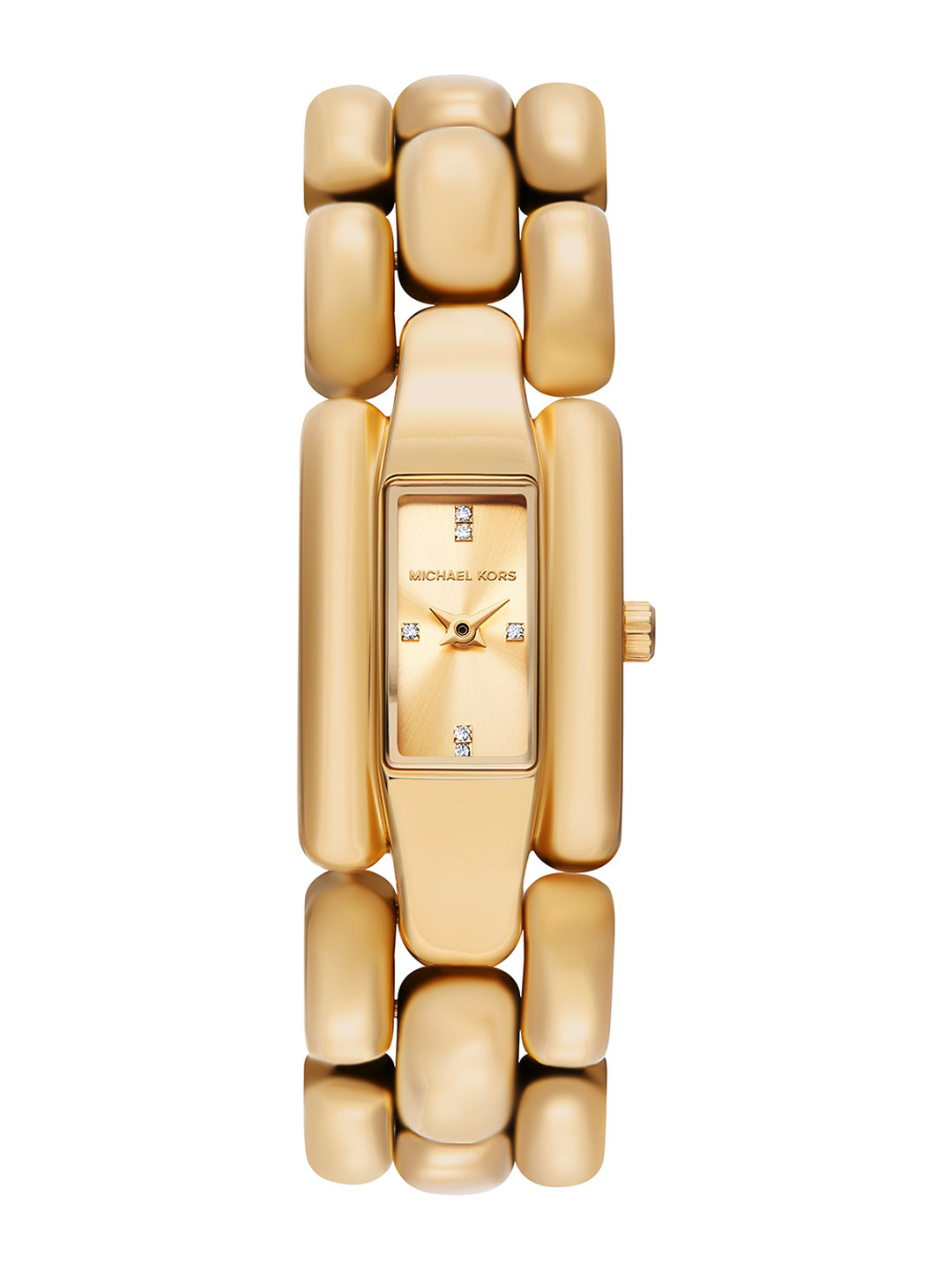 Michael Kors Hally Women Dial & Stainless Steel Straps Analogue Watch MK4921