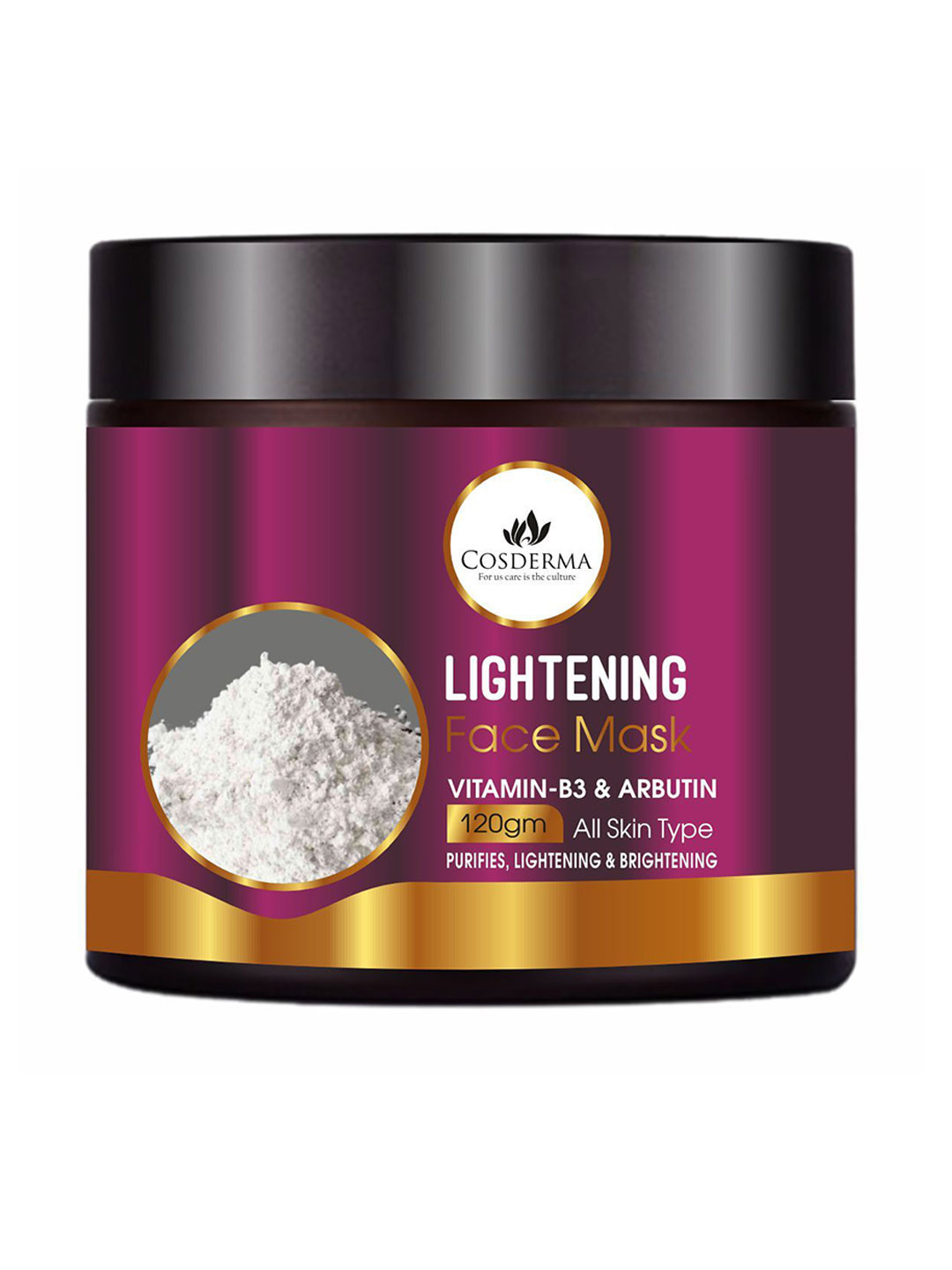 COSDERMA Lightening Face Mask With Licorice Extract - 120 g