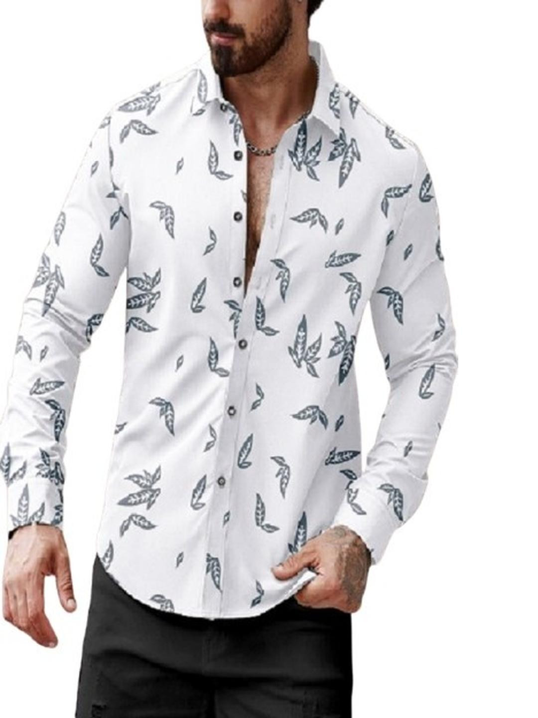ISUEL FAB Men Conversational Printed Casual Shirt