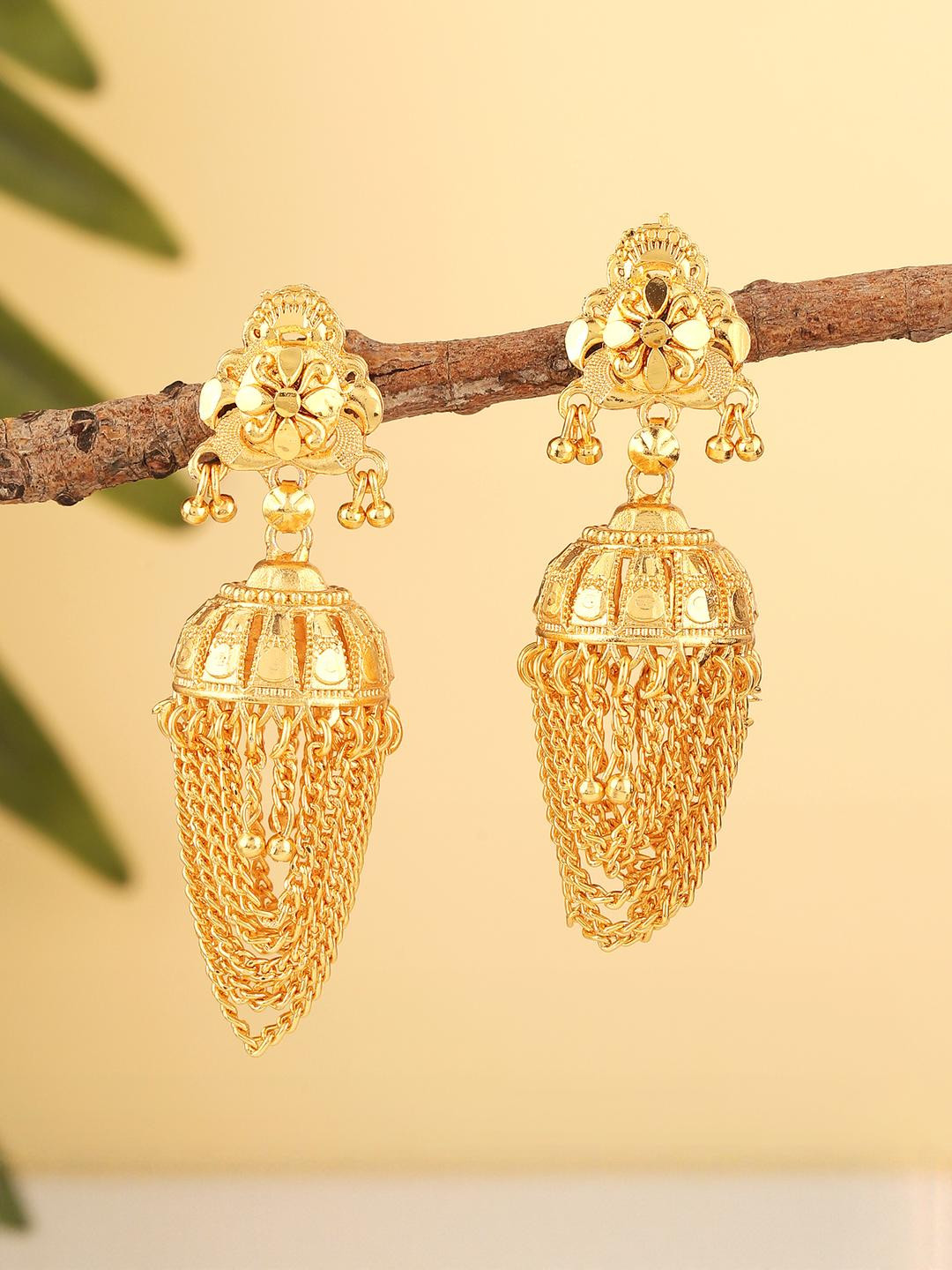 Bhagya Lakshmi Women Gold Earrings
