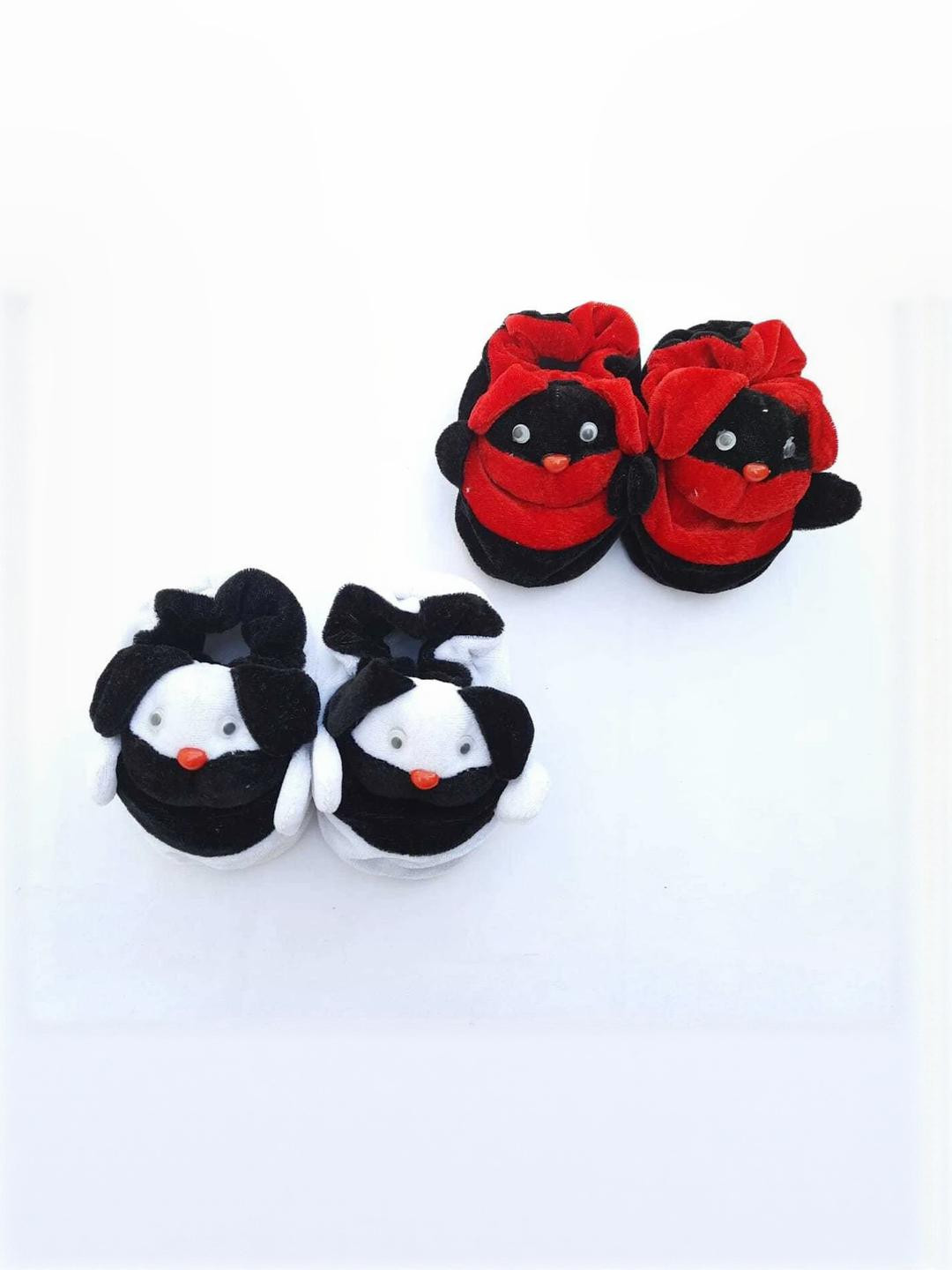 LMN CHILD CARE Pack of 2 Unisex Kids Cotton Booties