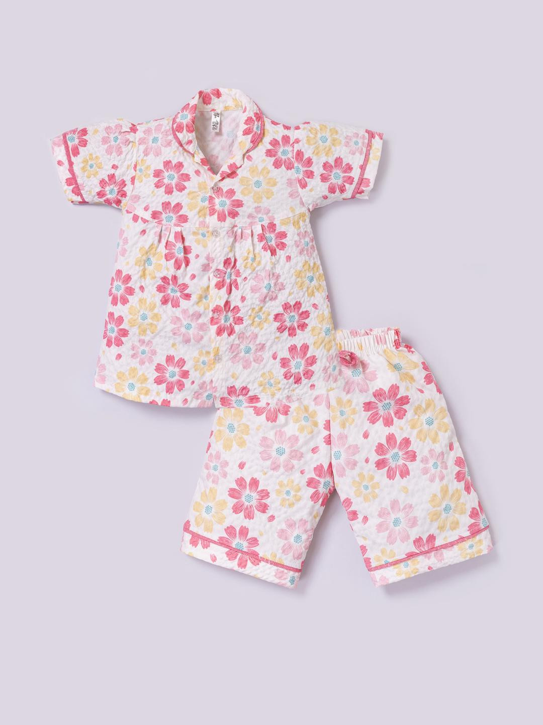 THE TORN Girls Shirt & Shorts Night suit