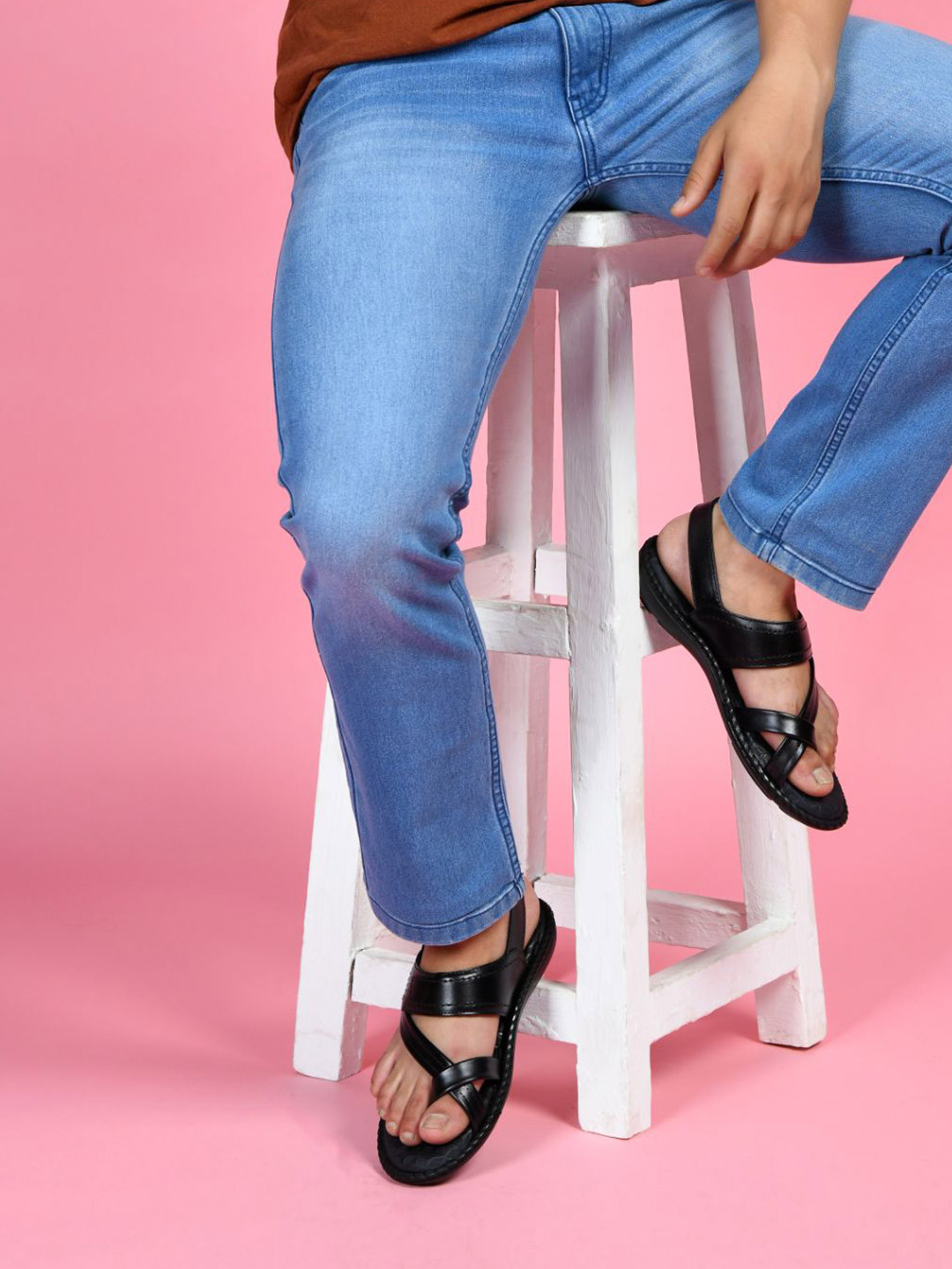 STEPSOFT Leather Comfort Sandals