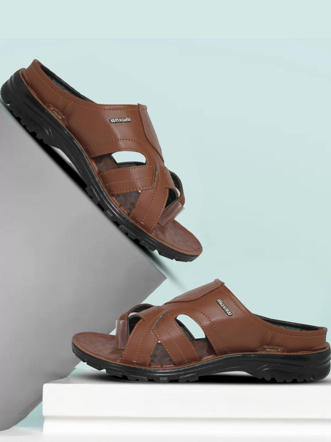 WALKLINE Men Synthetic PU Comfort Sandals