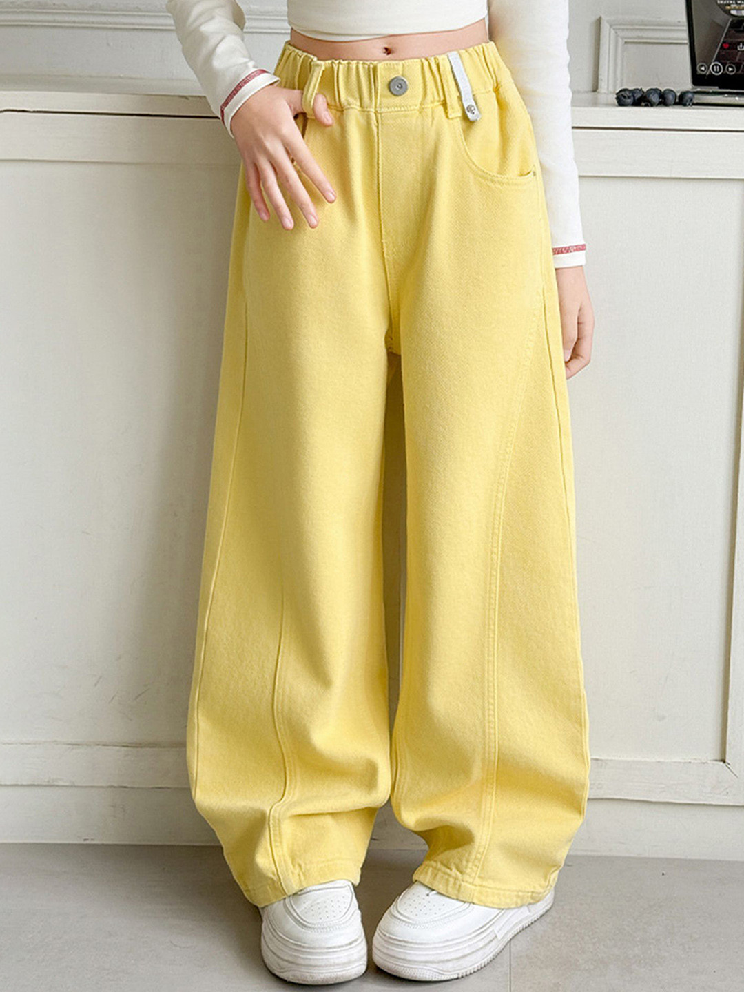 LULU & SKY Girls High-Rise Baggy Jeans