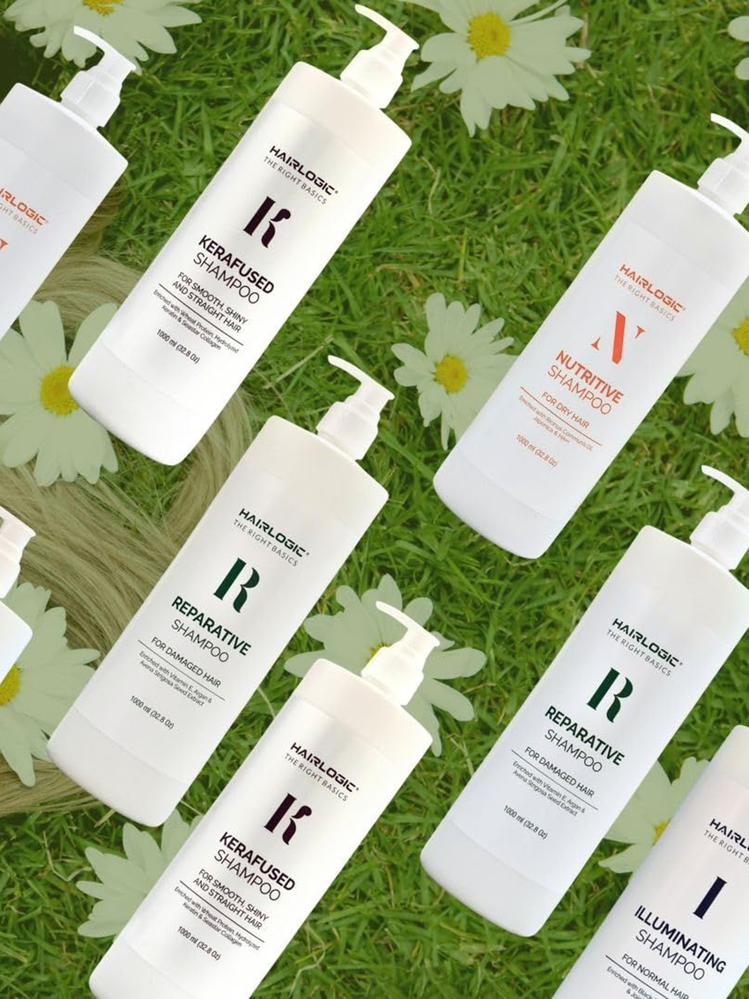 Hairlogic Nutritive Shampoo With Ricinus Communis Oil For Dry Hair Nourishment - 1L