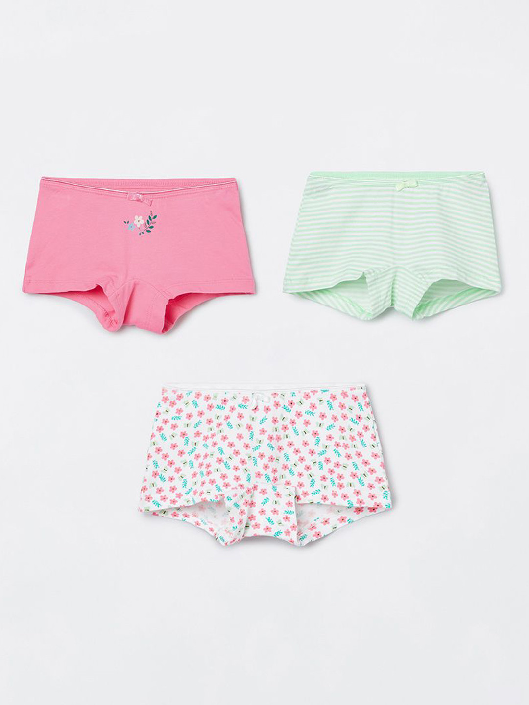 Fame Forever by Lifestyle  Girls Pack Of 3 Mid Rise Briefs 1000015211526-MIX