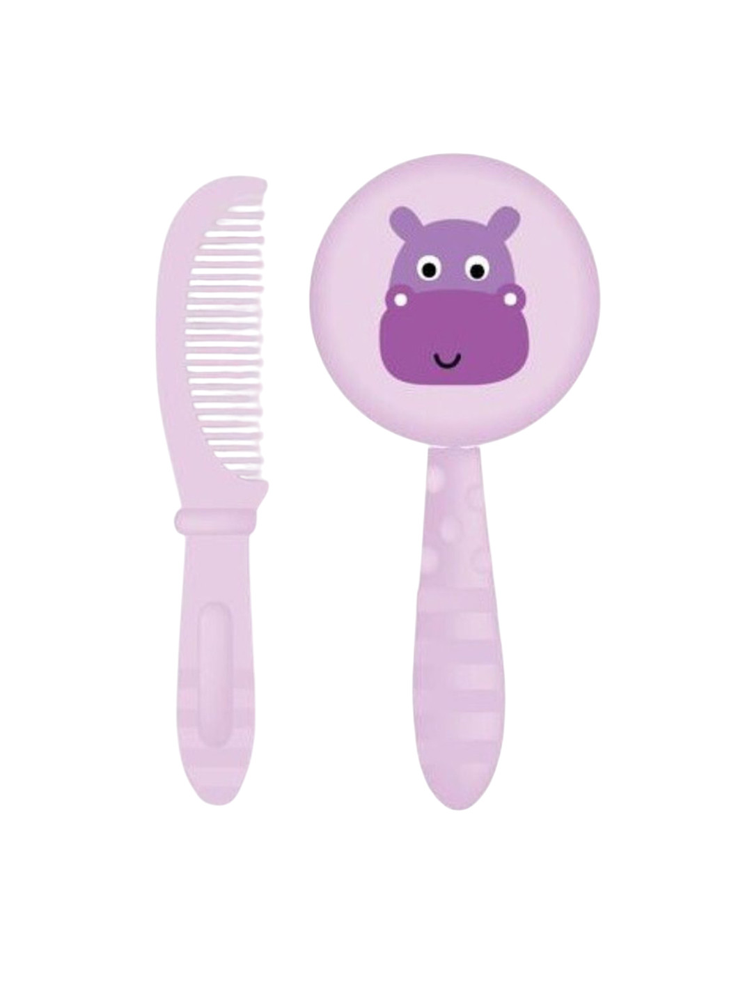 Adore Set Of 2 Jungle Fun Baby Brush & Comb - Purple