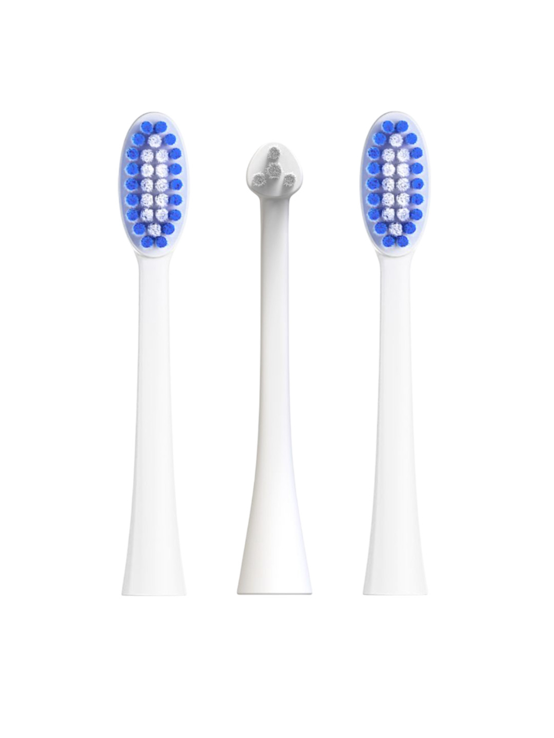 Dr.Dento Set Of 3 Ultra Series Electric Toothbrush With Replaceable Heads- Frosty White