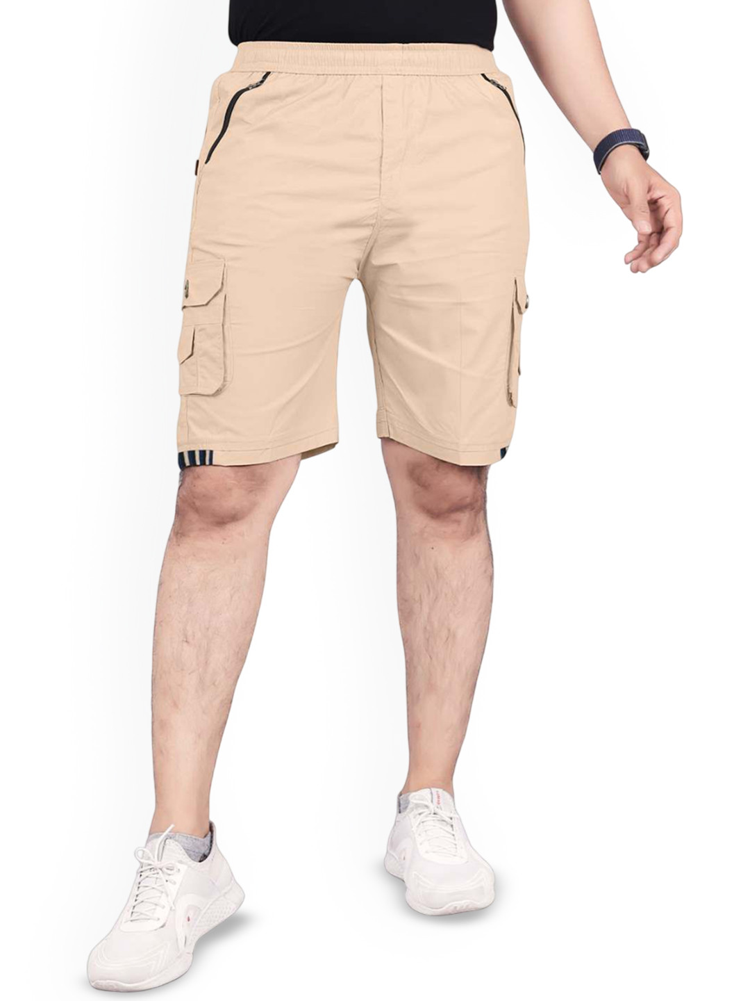 MARUTI ENTERPRISE Men Mid Rise Slim Fit Cargo Shorts