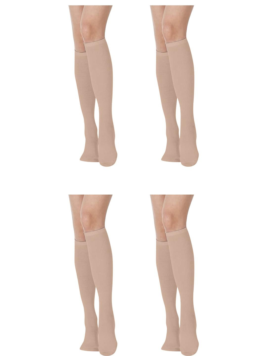 MUKHAKSH Women Beige Socks