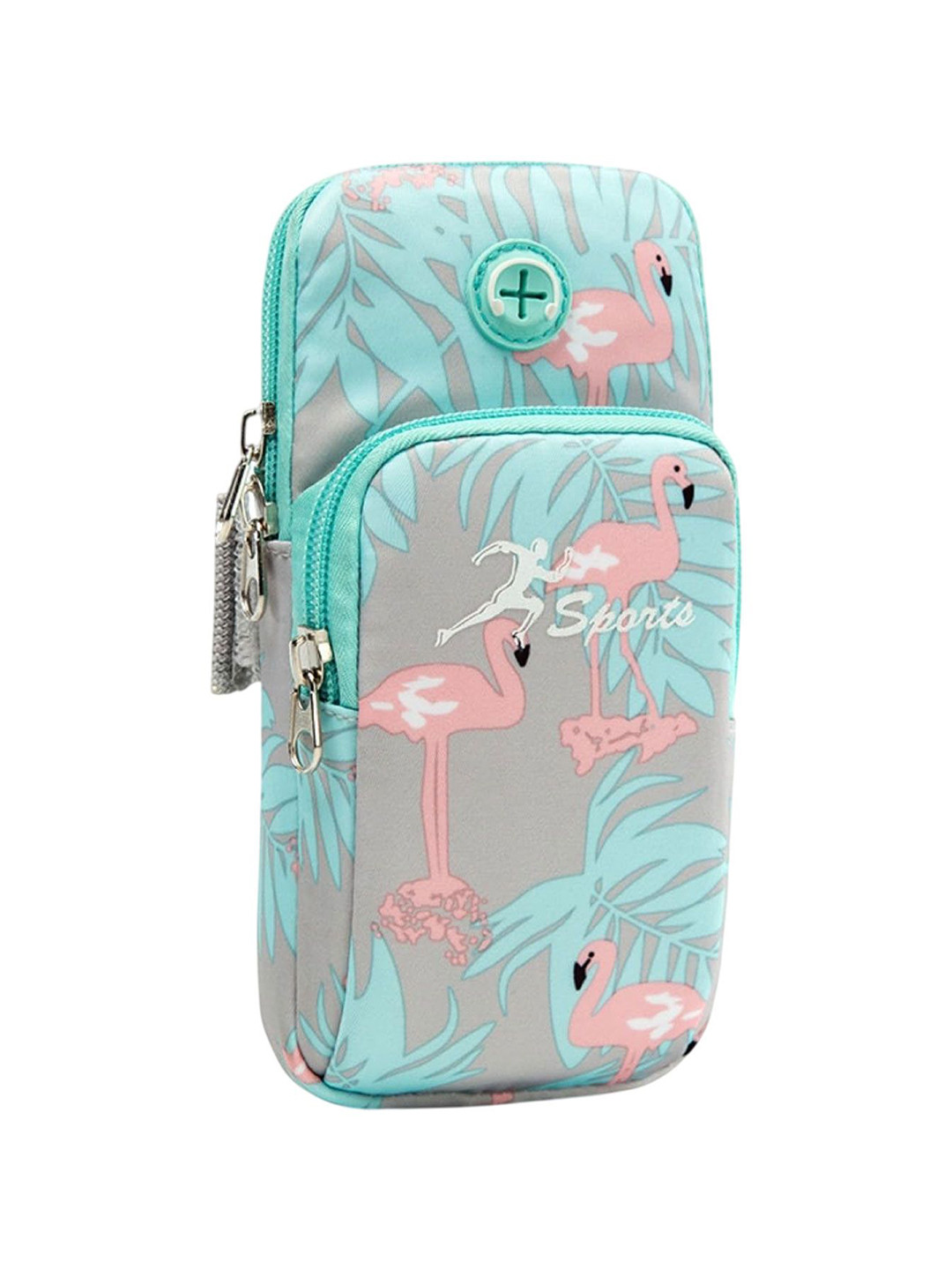 MOMISY Floral Printed Structured Mobile Arm Band Case