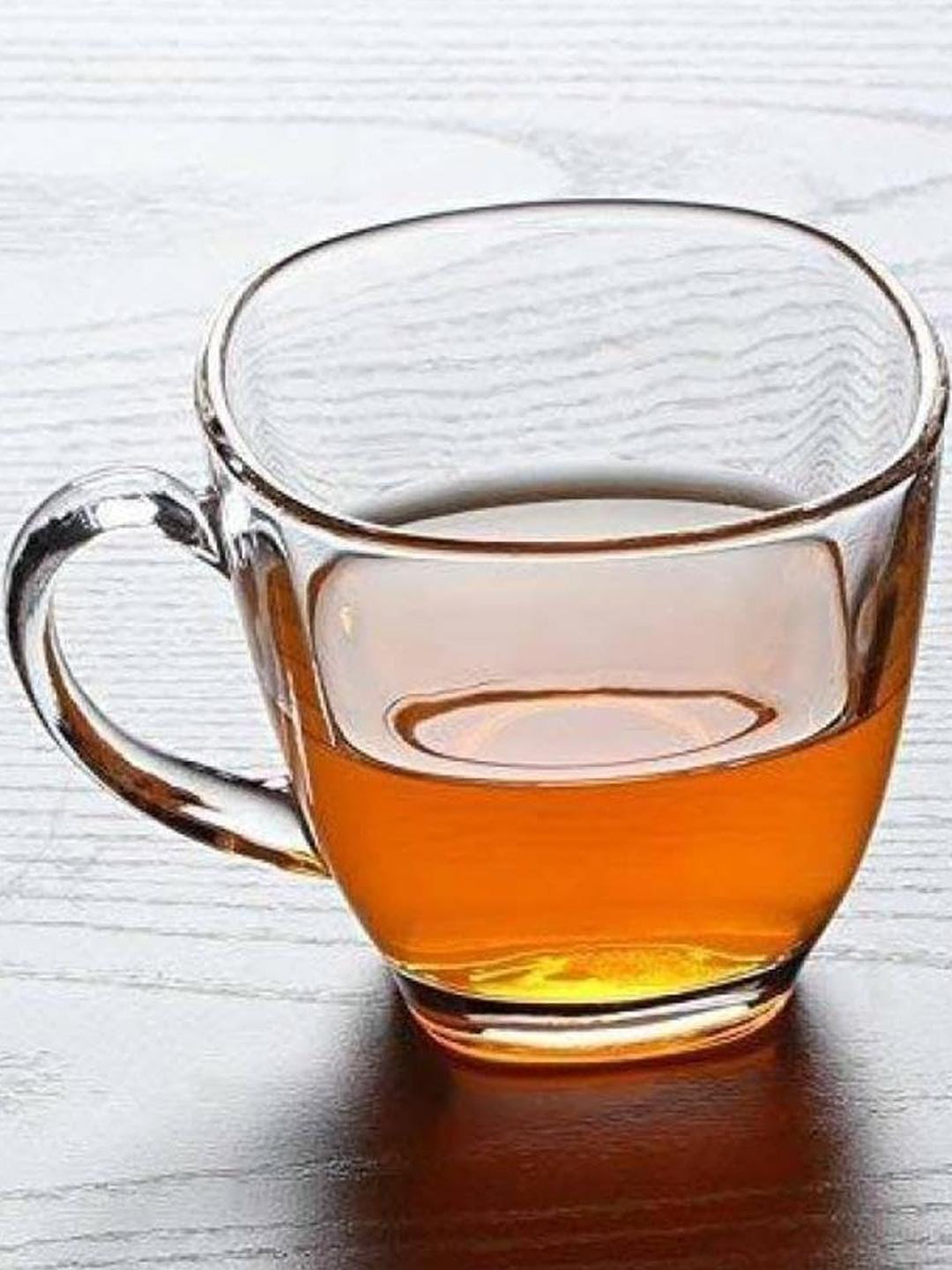 Somil Clear Glass Coffee & Tea Cup / Mug (100 Ml), Enjoy Your Drink in Style6.7 X 9 X 6.5Cm
