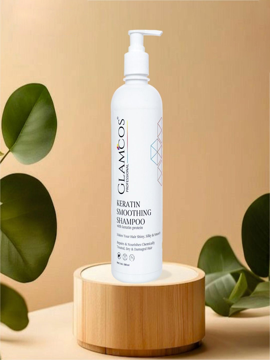 Glamcos Professional Keratin Smoothing Shampoo - 500 ml