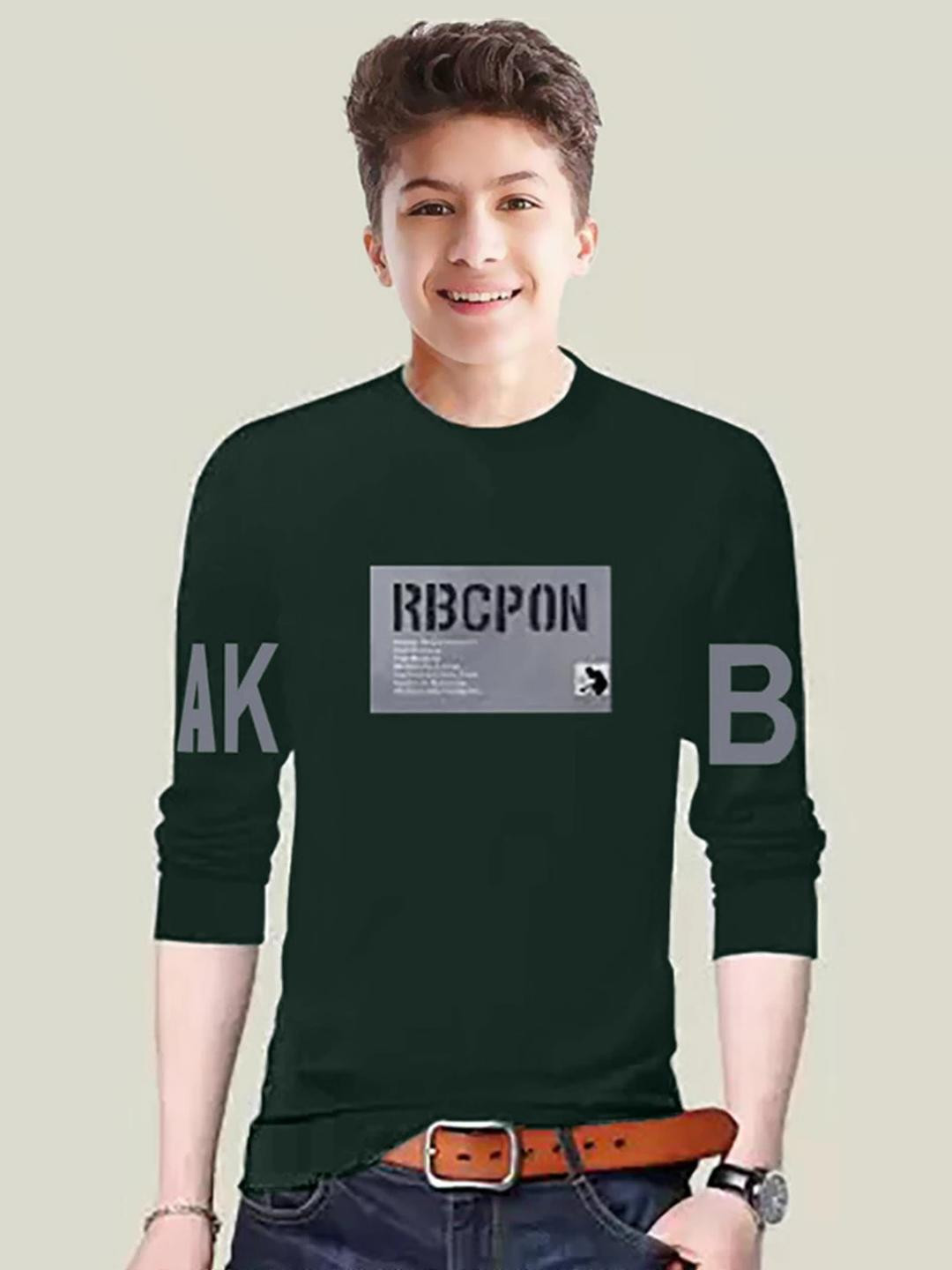 FastColors Boys Green Tshirts