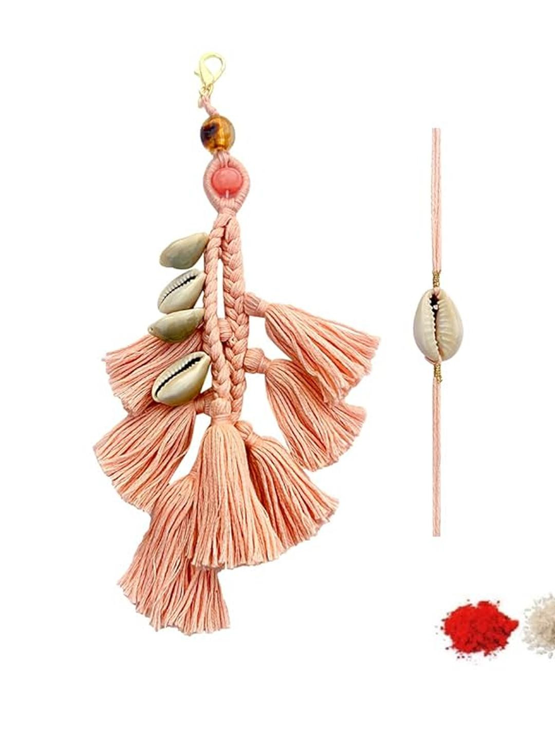 FURE Unisex Pink Rakhi