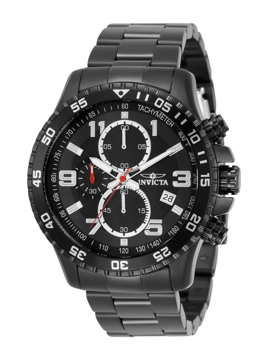 Invicta Men Patterned Dial & Bracelet Style Straps Analogue Watch 14880