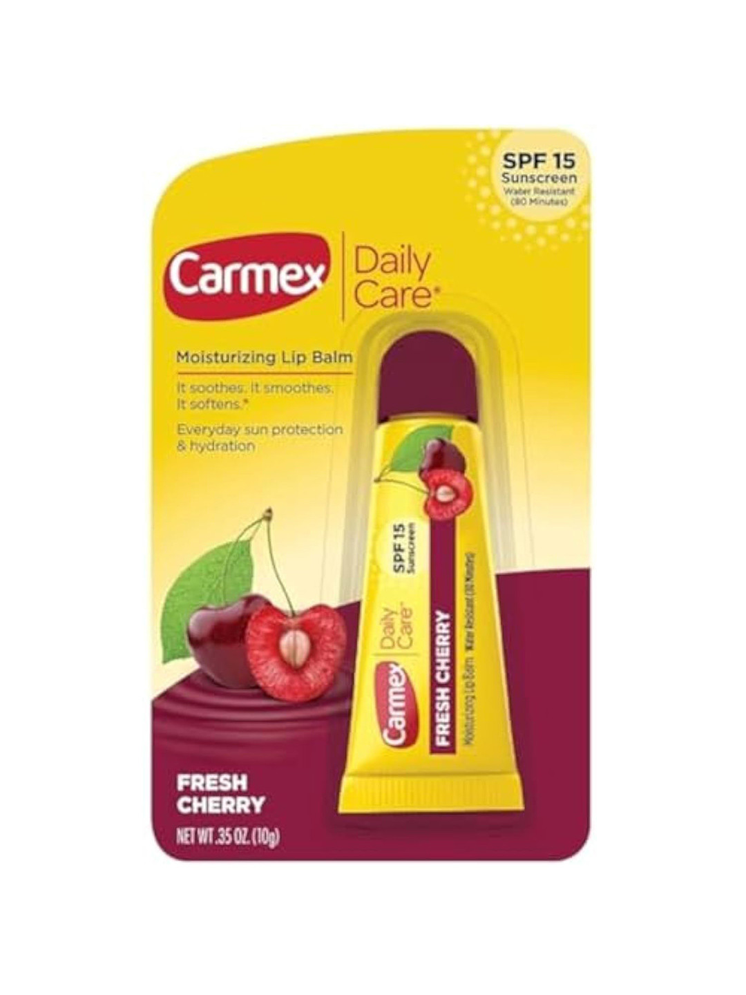 CARMEX Daily Care Fresh Cherry Lip Balm With SPF 15 - 10 g