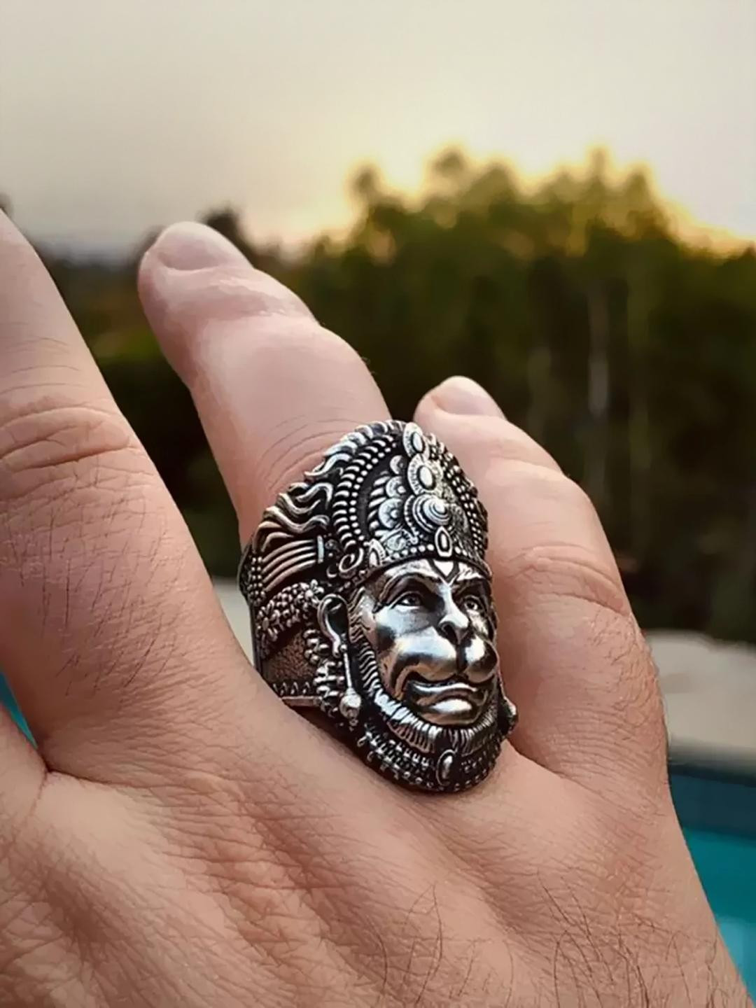 Alvira Silver-Plated Stainless Steel Cubic Zirconia Finger Ring