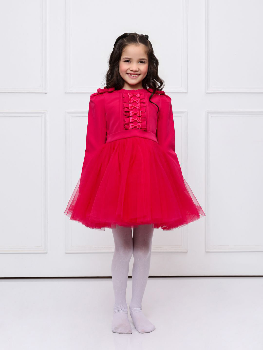 THE PONY & PEONY CO. Girls Fit and Flare Dress