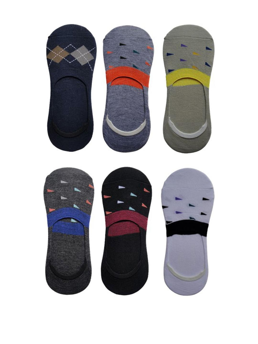 VOICI Pack of 6 No-Show Invisible Loafer Socks