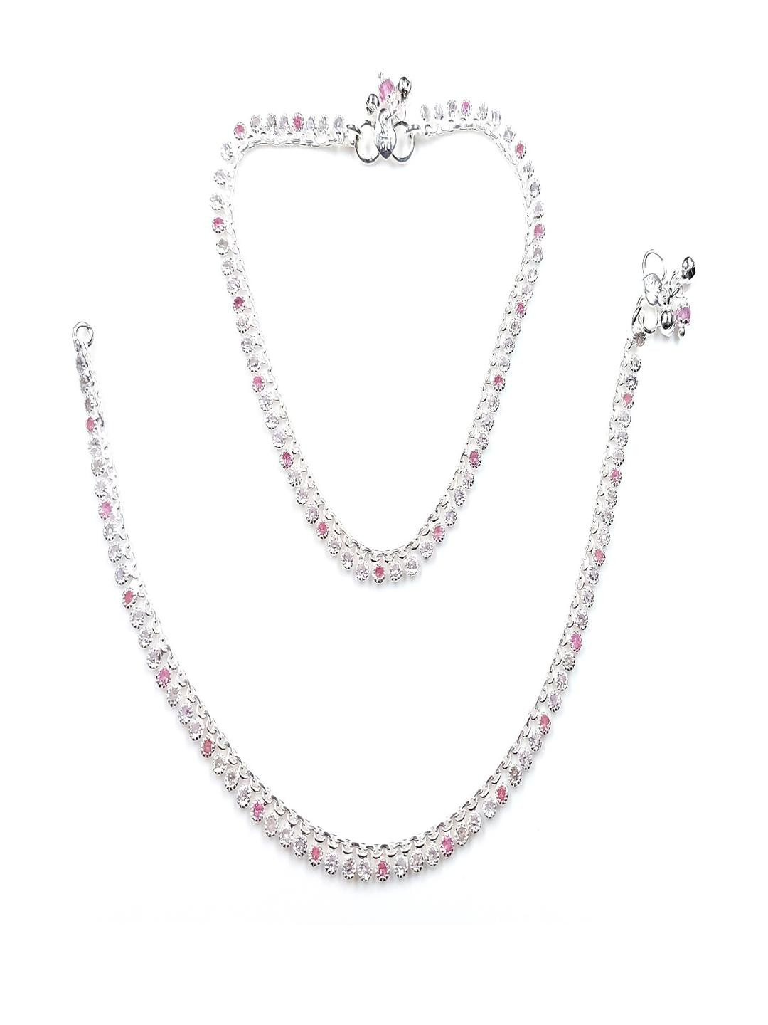 SHREE SHOBHA COLLECTION Pair Of Quartz Anklet