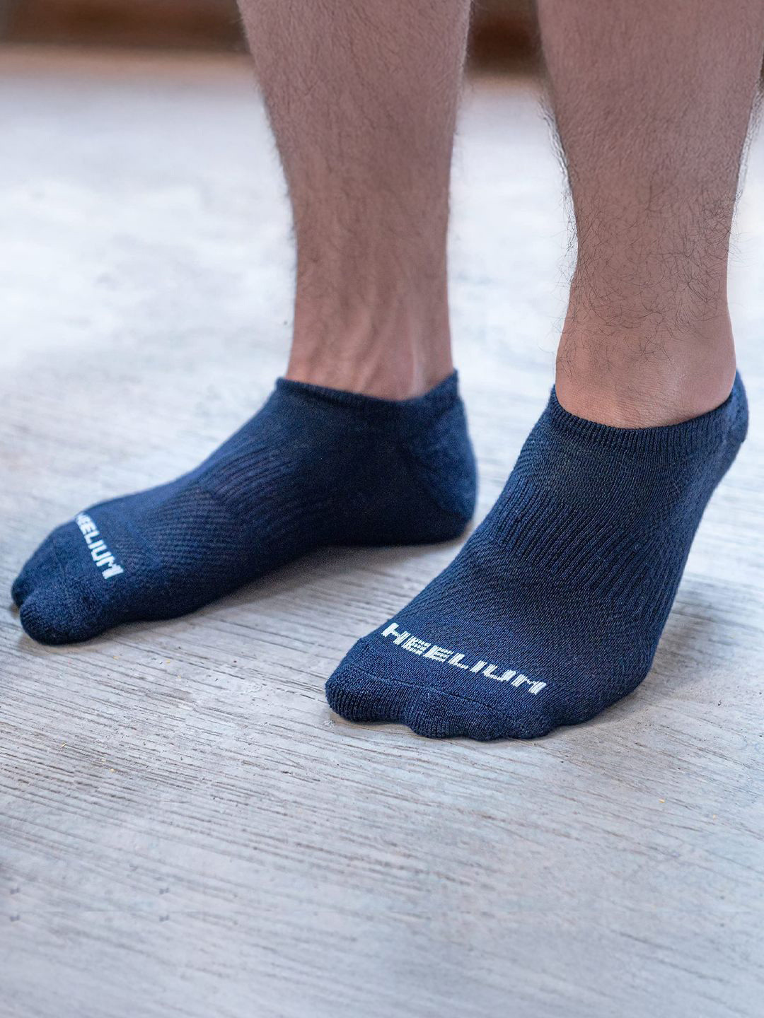 Heelium Men Printed Ankle Length Ultra-Soft, Thin & Breathable Socks