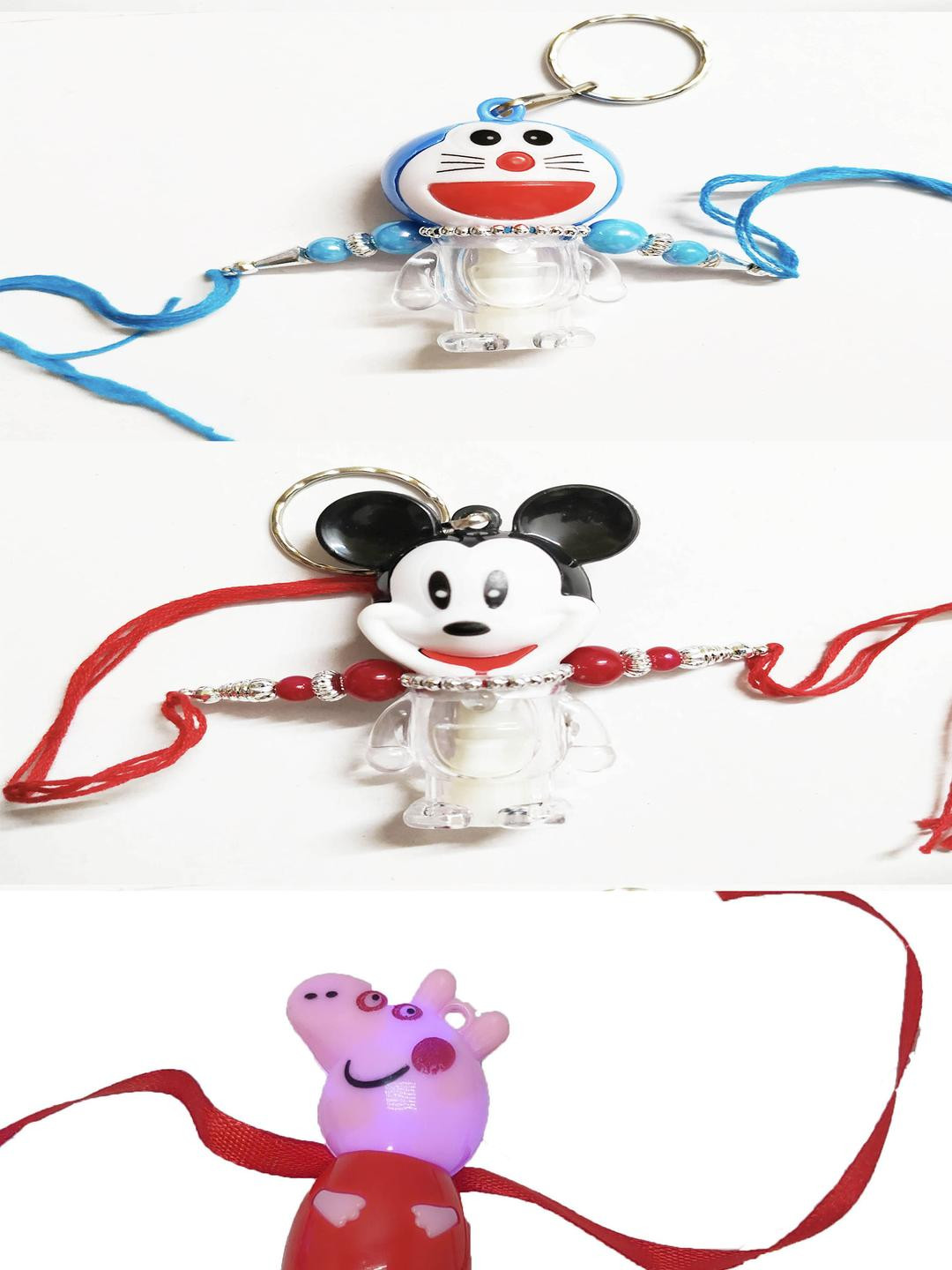 Vrinde Kids Pack of 3 Cartoon Characters Rakhi