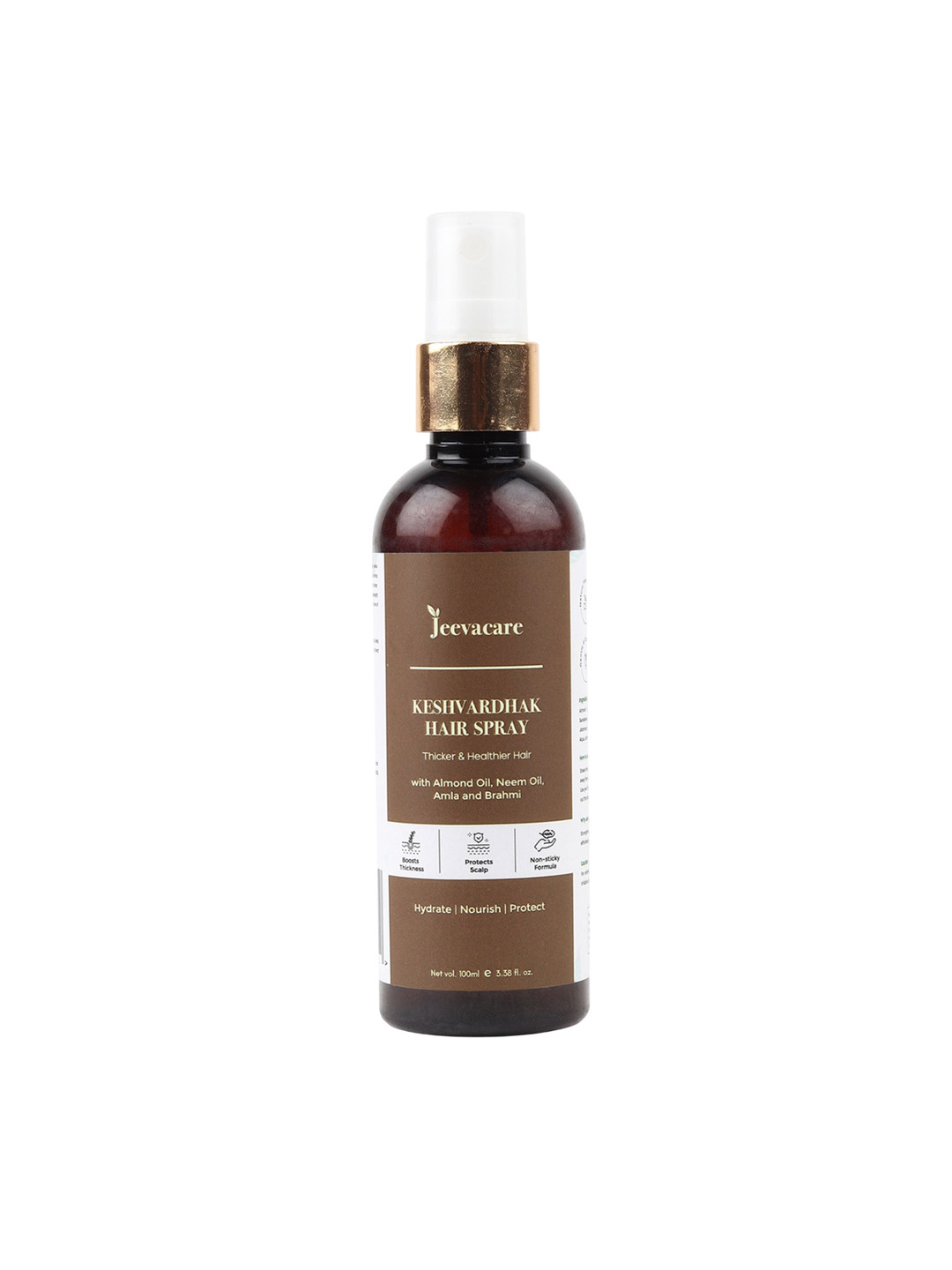 Jeevacare Keshvardhak Hair Spray With Almond Oil For Hair Growth - 100 ml