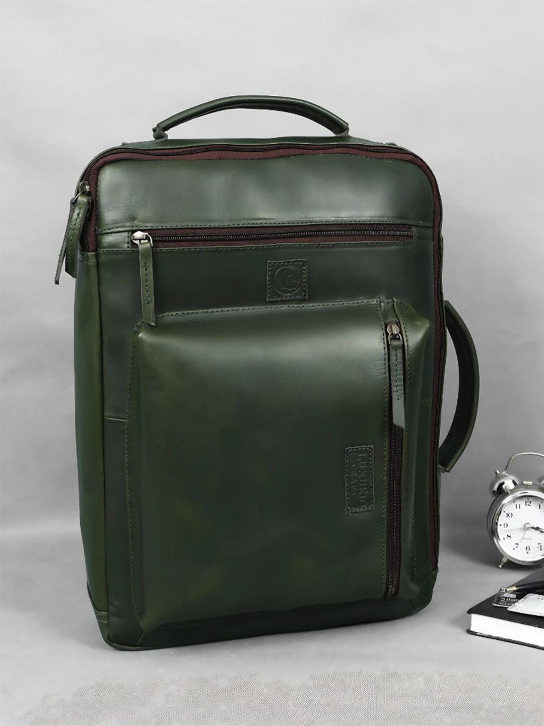 Luxurio Craft Men Leather Laptop Bag