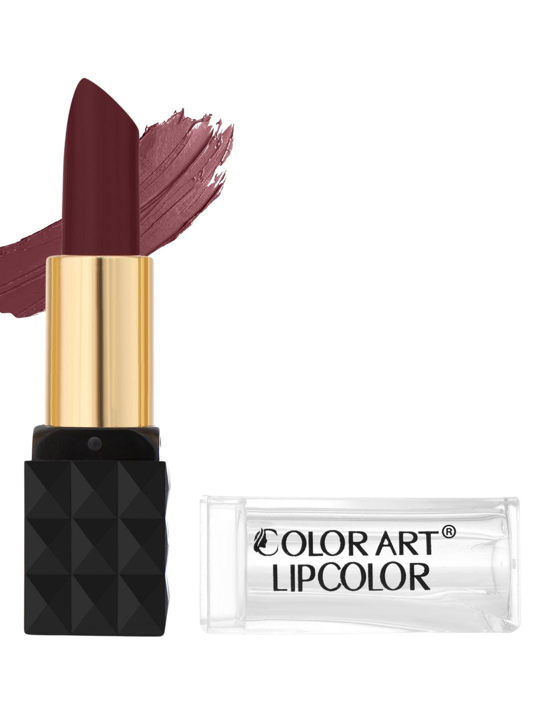 Color Art Glossy Matte Bullet Lipstick - 4 g - C90 Light Maroon