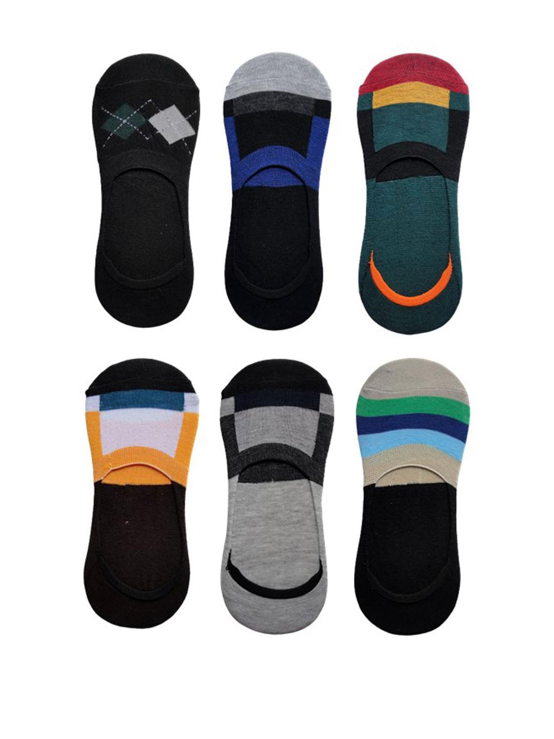 VOICI Unisex No Show Pair Of 6 Loafer Socks