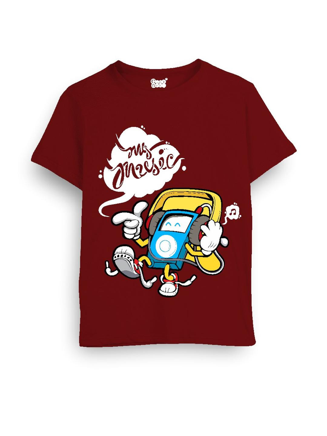 Cooldesi Kids Maroon Tshirts